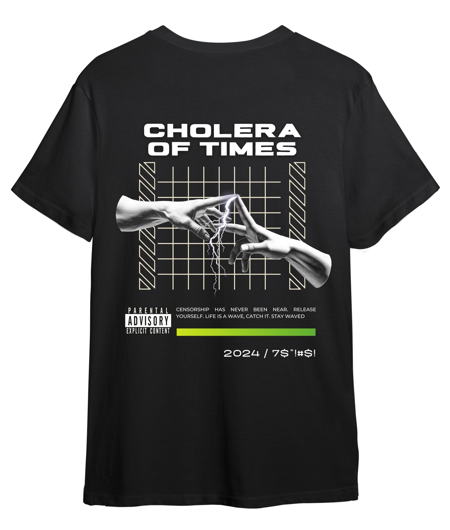 Remera Cholera Of Times Negra